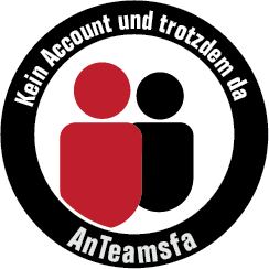 Anstecker: Kein Account und trotzdem da, AnTeamsfa
